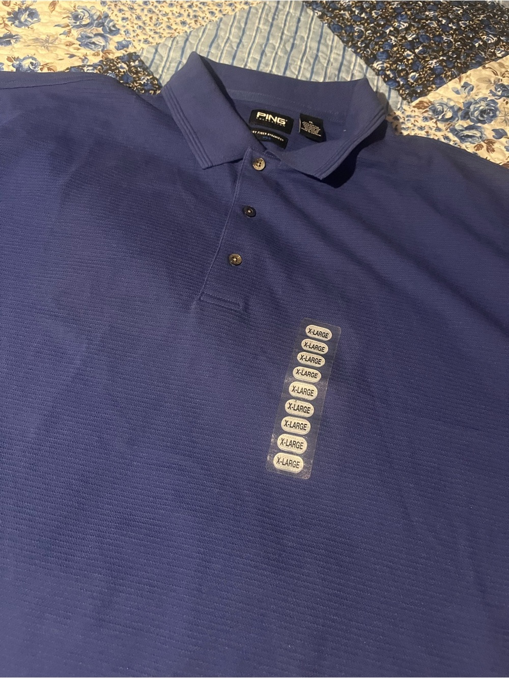 PING Men's Polo Blue XL NWOT